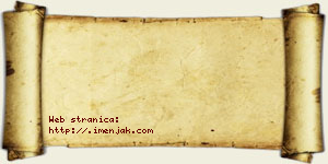 Jovanka Zečević vizit kartica